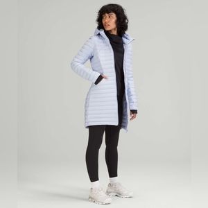 Lululemon Pack it Down Jacket *Long Blue Linen